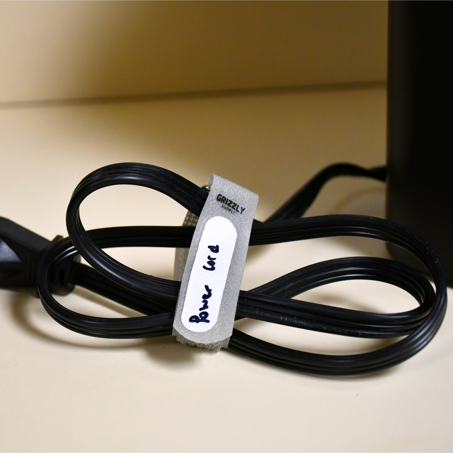 8" Gray Hook and Loop Cinch Strap 9/pk