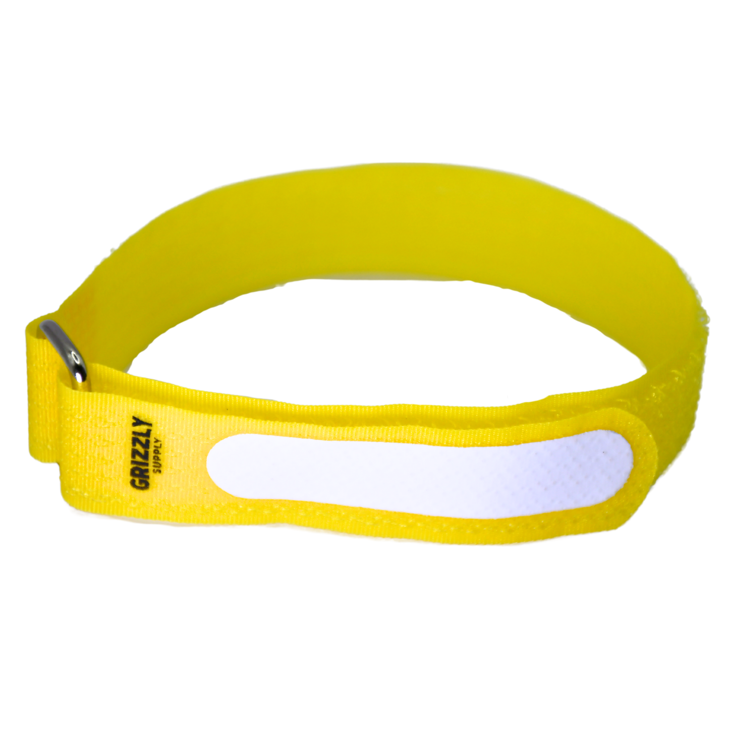 12" Yellow Hook and Loop Cinch Strap 8/pk