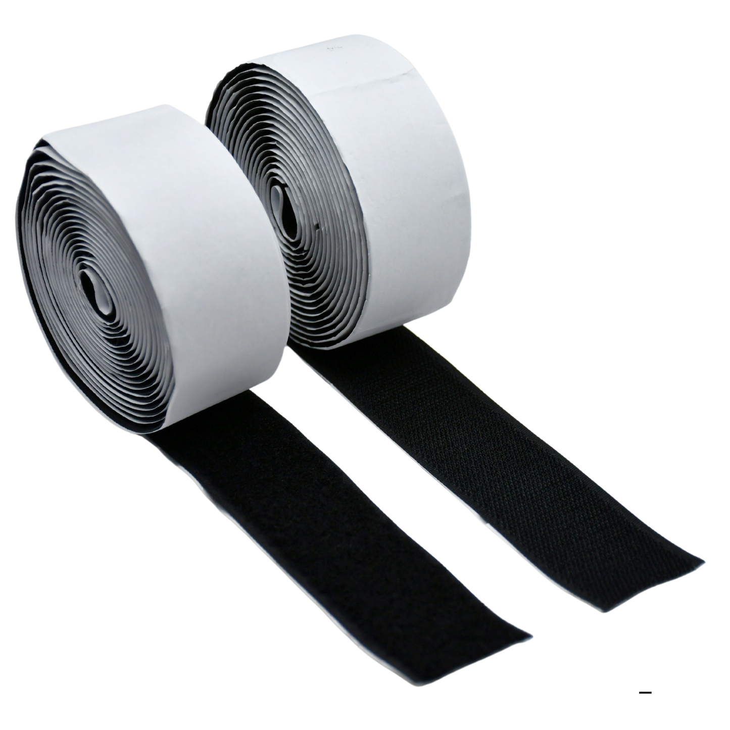 10'x1.5" Black Adhesive Hook and Loop Roll 1/pk
