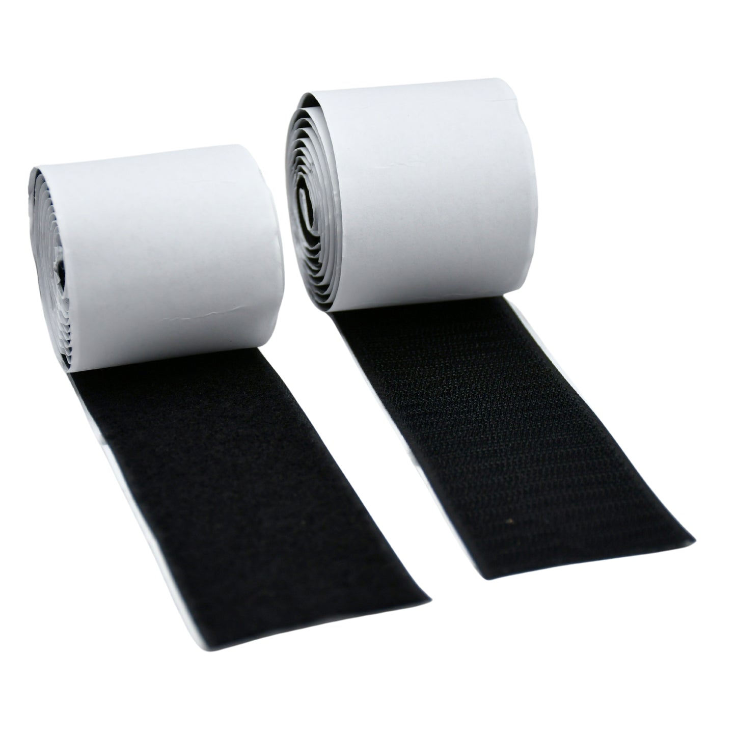 4'x2" Black Adhesive Hook and Loop Roll 1/pk