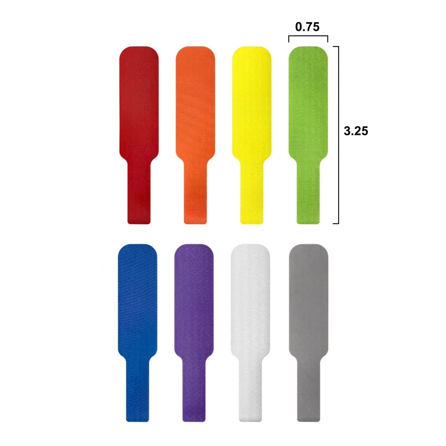 Assorted Color Large Cable Label 8/pk