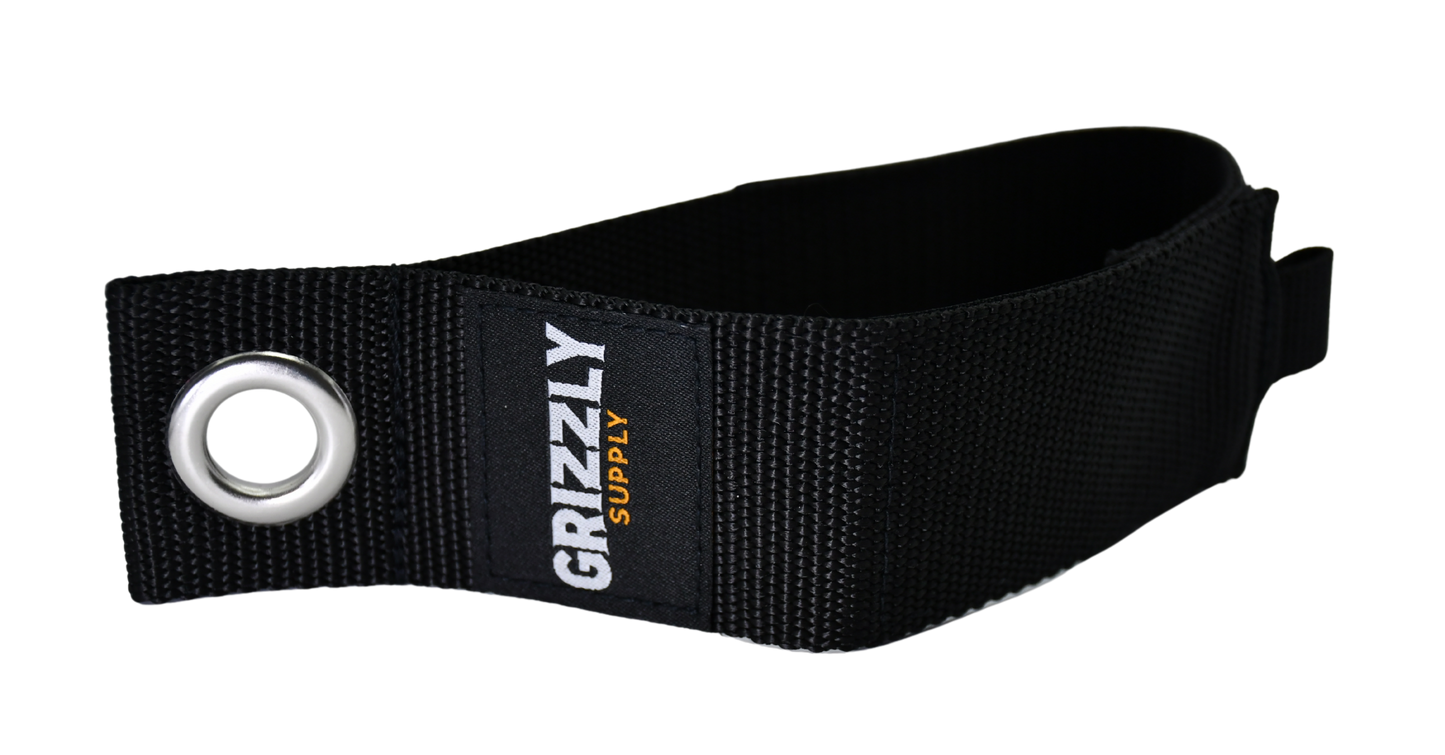 17" Black Hook and Loop Storage Strap 2/pk