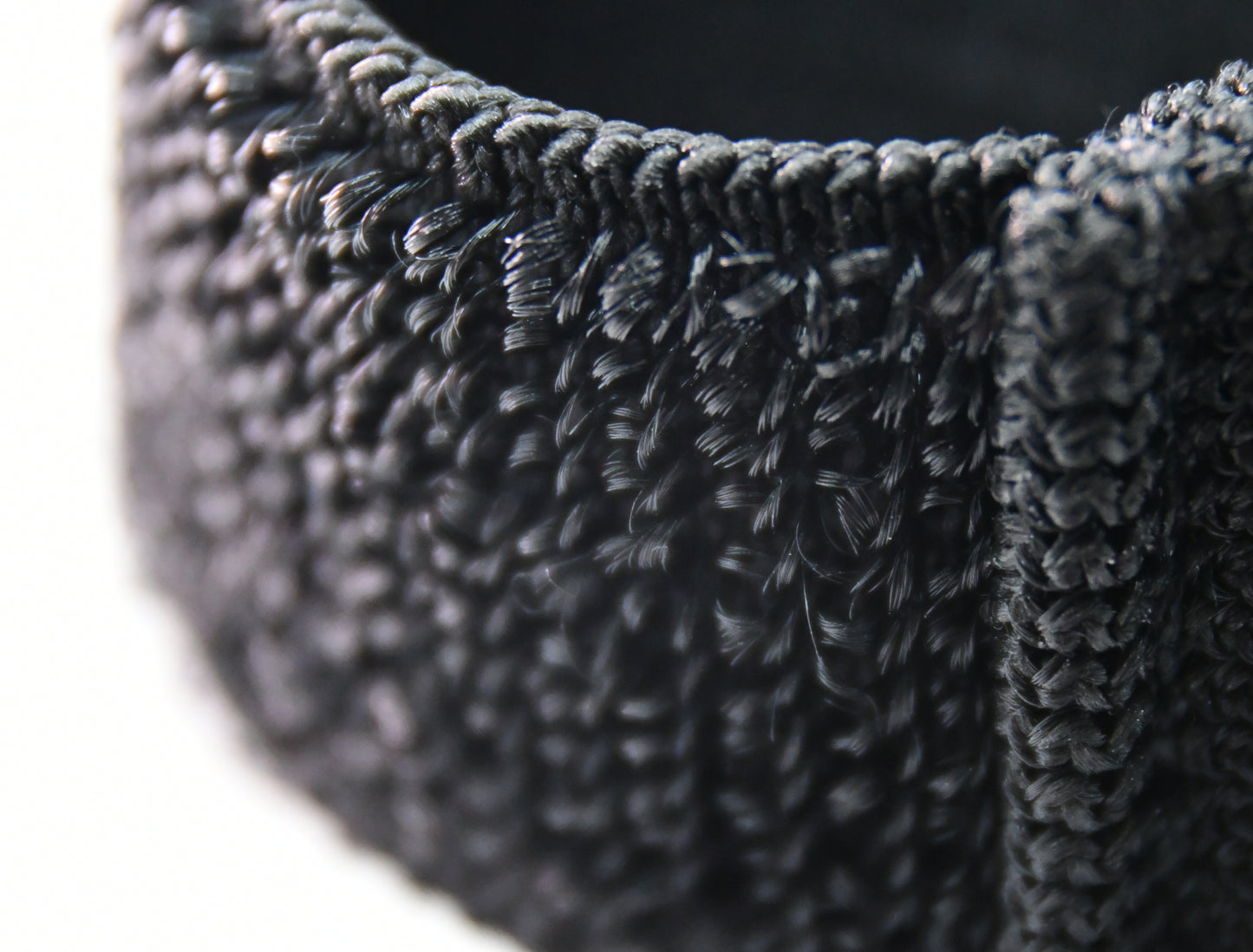 6" Black Stretch Strap 6/pk