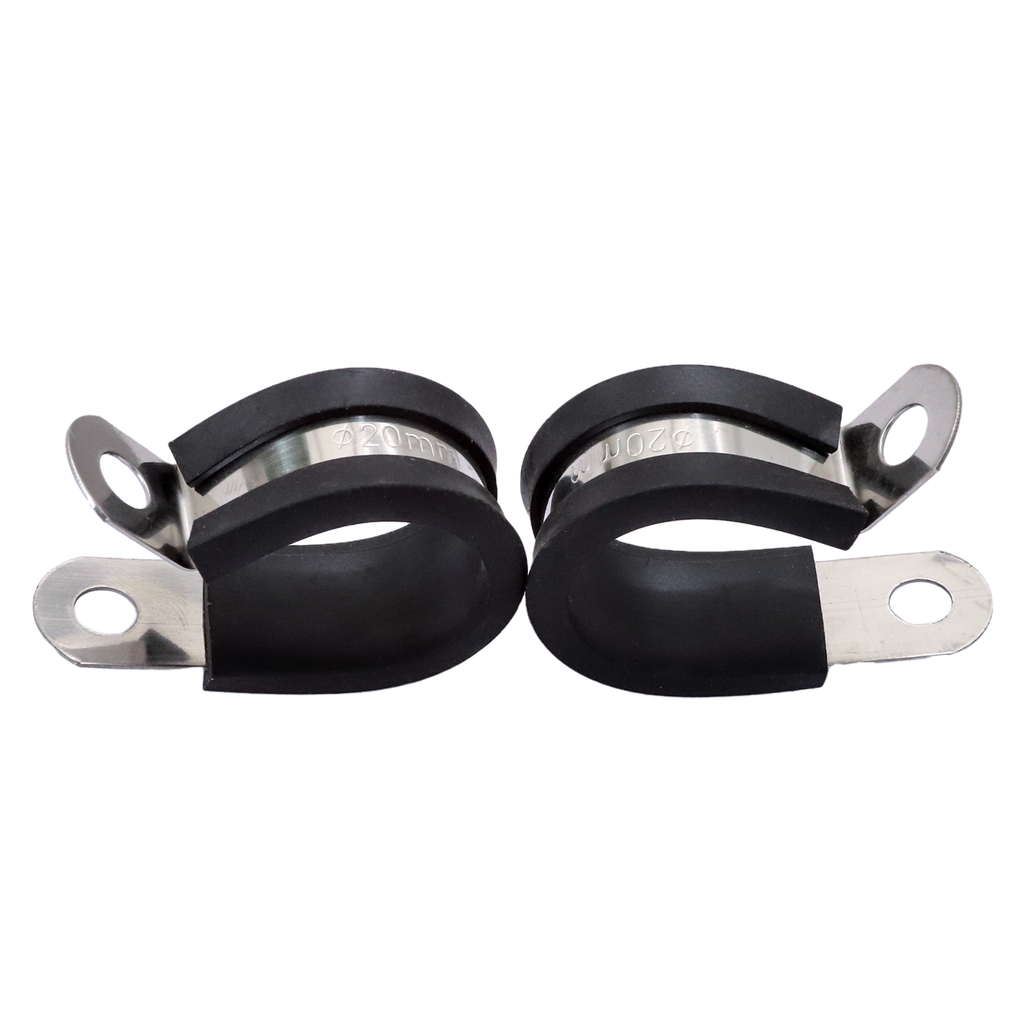 Rubber-Lined Stainless Steel P-Clamp 100/bag