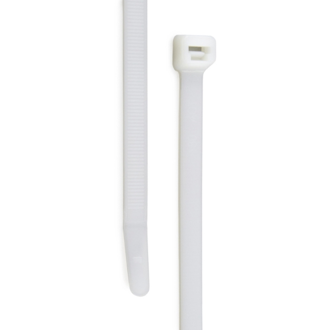 8" 120lb Natural Light Heavy-Duty Cable Tie 15/bag