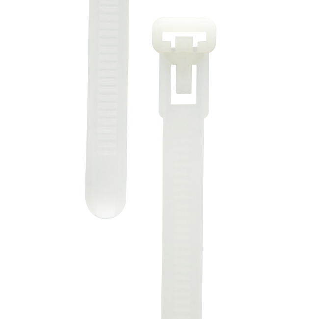 14" 50lb Natural Reusable Cable Tie 50/bag