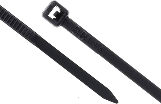 4" 18lb Black Miniature Cable Tie 30/bag