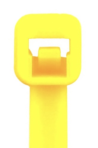 11" 50lb Yellow Cable Tie 100/bag
