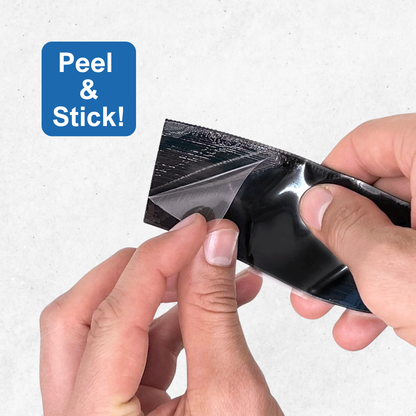 4'x2" Black Adhesive Hook and Loop Roll 1/pk