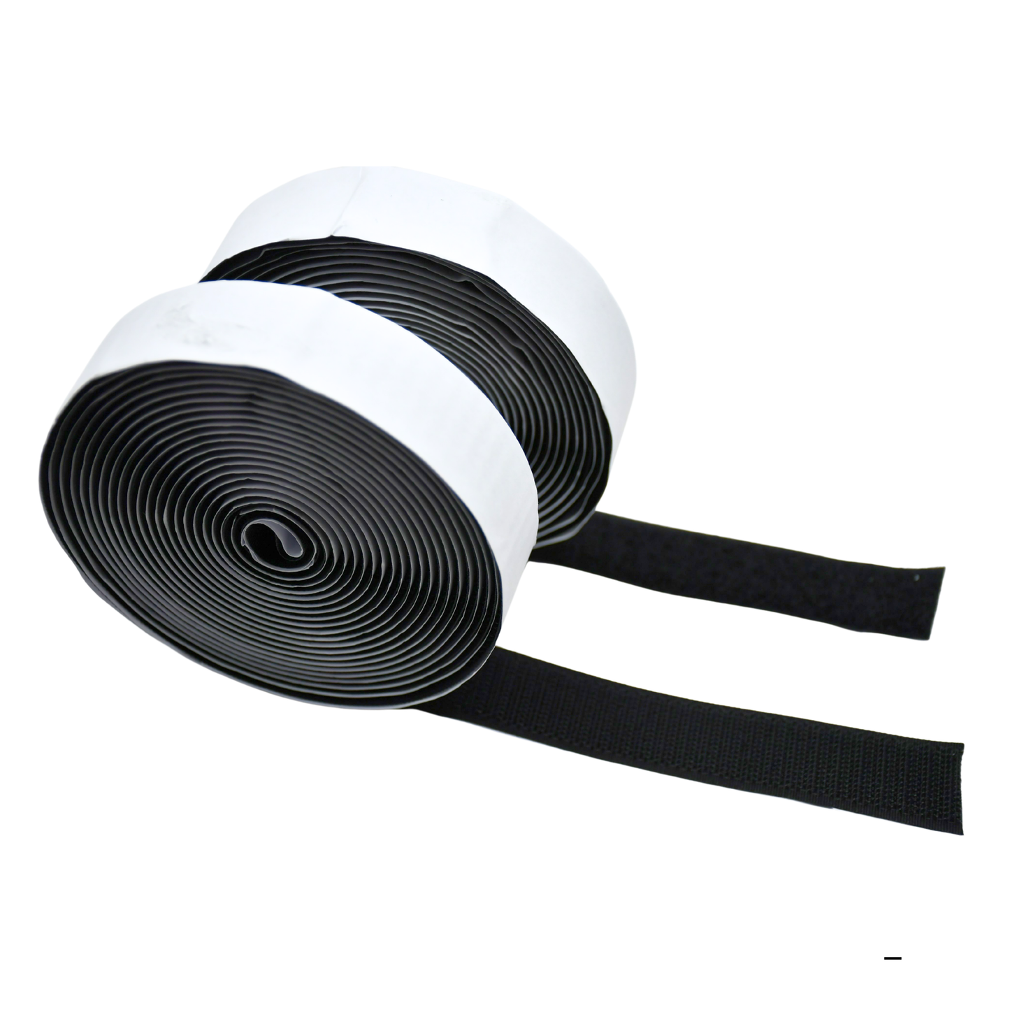 15'x1" Black Adhesive Hook and Loop Roll 1/pk