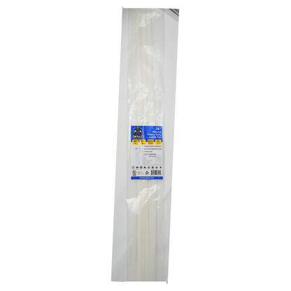 36" 175lb Natural Heavy-Duty Cable Tie 10/bag