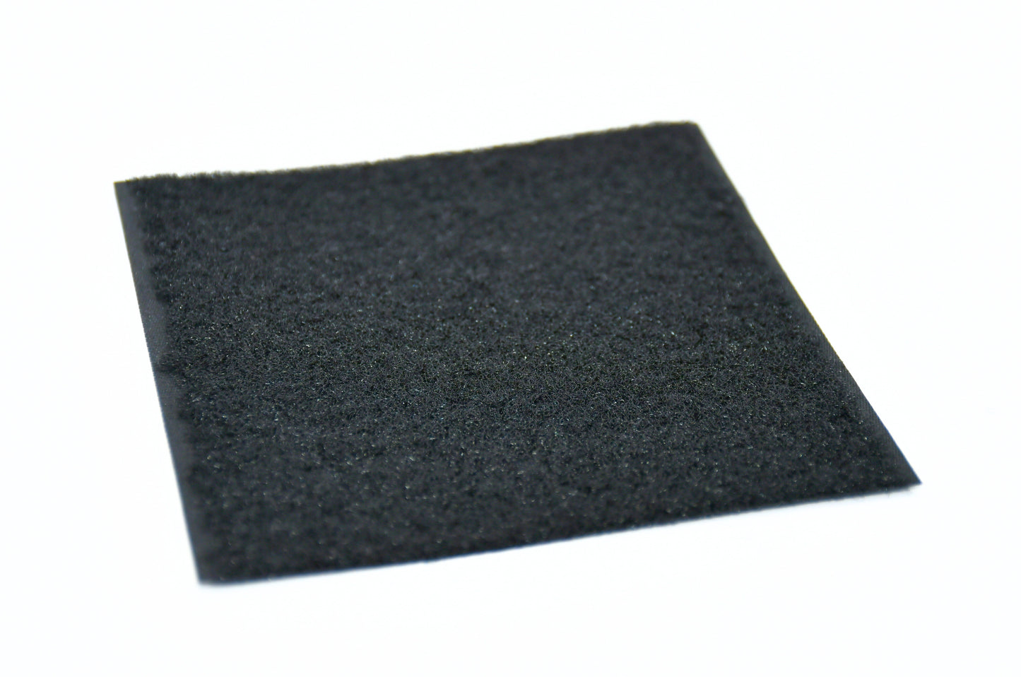 4"x4" Black Adhesive Hook and Loop Square 2/pk