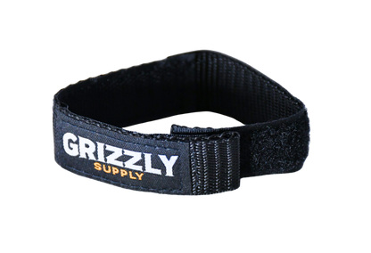 9" Black Hook and Loop Bundle Strap 4/pk