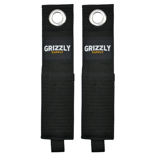 17" Black Hook and Loop Storage Strap 2/pk