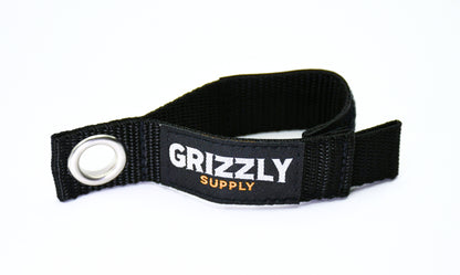7" Black Hook and Loop Storage Strap 4/pk