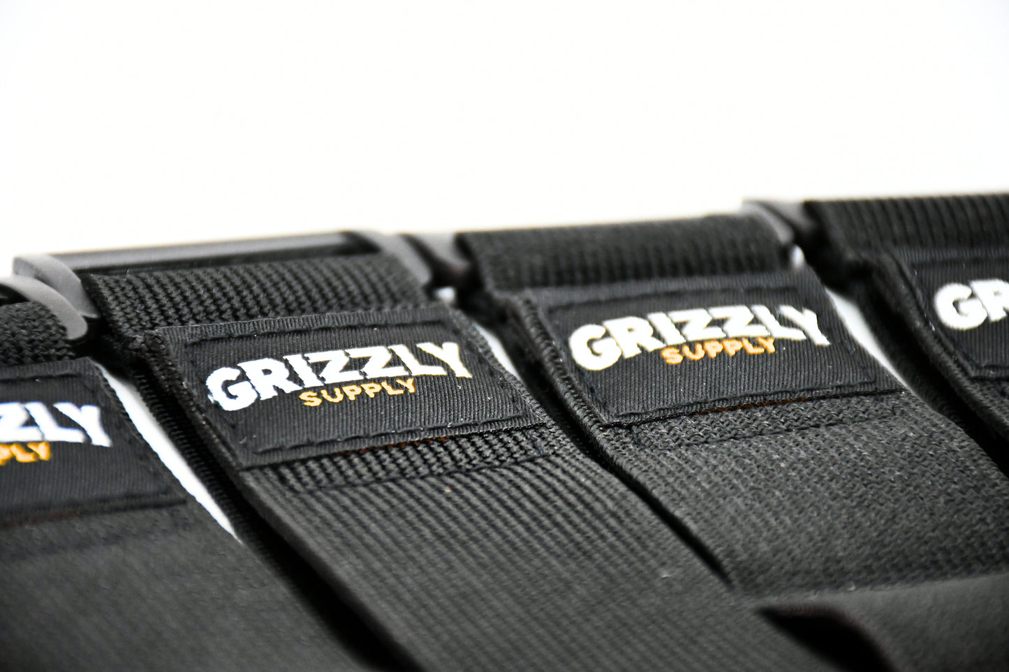 9" Black Stretch Strap 5/pk