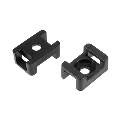 #6 Screw Black Saddle Mount 100/bag