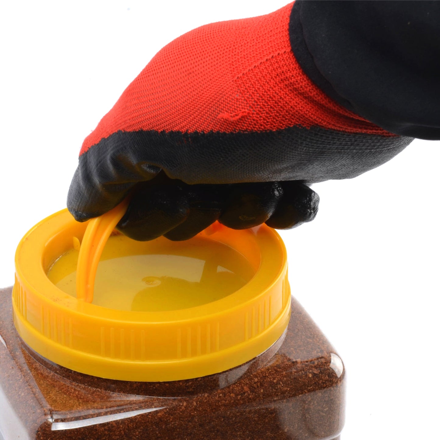 SpillFix 3Qt Coconut Coir Spill Absorbent Shaker Jar, 0.5 Gal Capacity