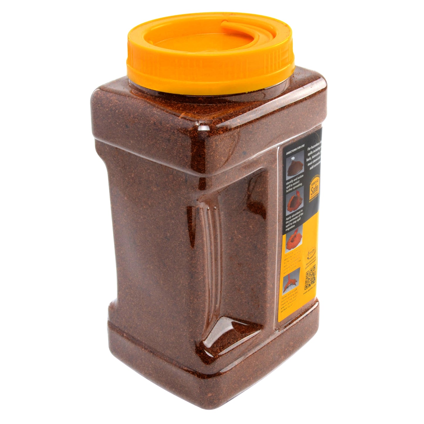 SpillFix 3Qt Coconut Coir Spill Absorbent Shaker Jar, 0.5 Gal Capacity