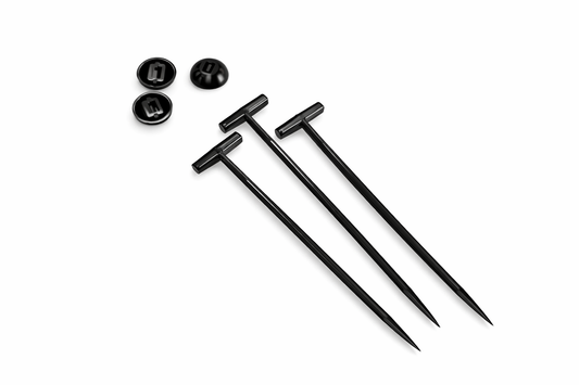 4” Universal Rivet Tie UV Black Nylon 100/bag